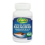 Óleo de Fígado Bacalhau Unilife 60cap 350mg Vitaminas a e