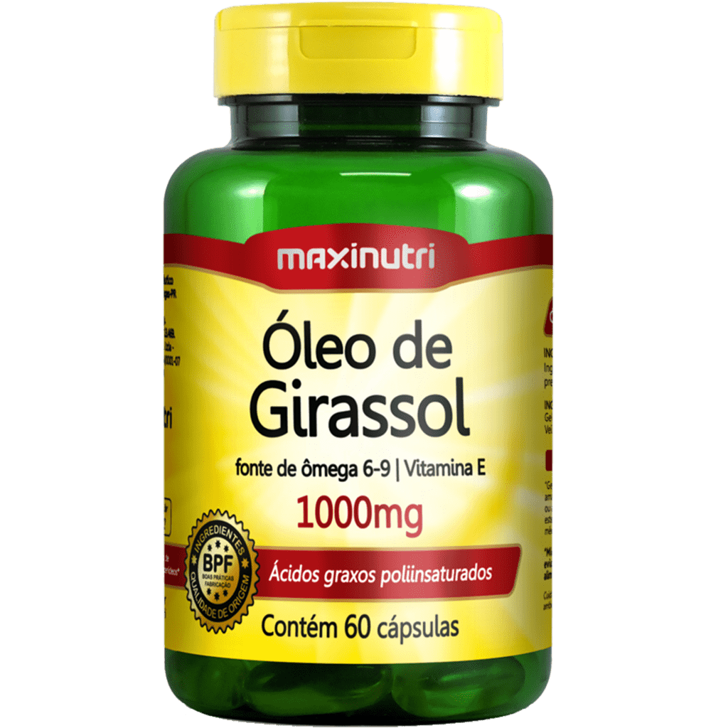 Ficha técnica e caractérísticas do produto Oleo de Girassol 60Cps 1G Maxinutri