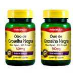 Ficha técnica e caractérísticas do produto Óleo de Groselha Negra 500mg - 2 un de 60 Cápsulas - Maxinutri