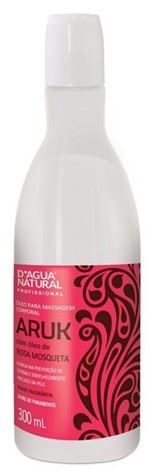 Ficha técnica e caractérísticas do produto Óleo de Massagem Aruk Rosa Mosqueta 300ml D'Agua Natural
