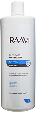 Ficha técnica e caractérísticas do produto Óleo de Massagem Neutro, Raavi, 1L