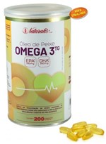 Ficha técnica e caractérísticas do produto Óleo de Peixe Omega-3 200 Cápsulas - Naturalis