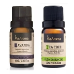 Ficha técnica e caractérísticas do produto Óleo Essencial De Lavanda E Tea Tree ( Melaleuca ) Via Aroma