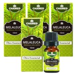 Ficha técnica e caractérísticas do produto Óleo Essencial de Melaleuca Tea Tree 10ml CHAMEL 100% Puro 4 Frascos