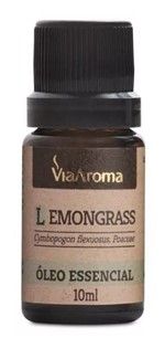 Ficha técnica e caractérísticas do produto Óleo Essencial Lemongrass 10ml Capim Limão Via Aroma