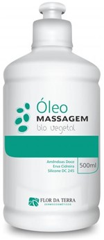 Óleo para Massagem (BioVegetal) com Erva Cidreira Flor da Terra 500ml