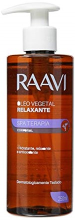 Ficha técnica e caractérísticas do produto Óleo Vegetal Relaxante, Raavi, 250Ml