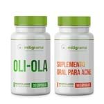 Ficha técnica e caractérísticas do produto Oli-Ola 300Mg 30 Cápsulas + Suplemento Oral para Acne 60 Cápsulas