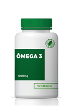 Ficha técnica e caractérísticas do produto Omega 3 1000mg 60 Cápsulas