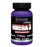 Ficha técnica e caractérísticas do produto Omega 3-1000mg (90 Cápsulas) - Ultimate Nutrition