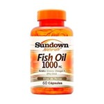 Ficha técnica e caractérísticas do produto Ômega 3 Fish Oil 1000mg - Sundown - Sem Sabor - 60 Cápsulas