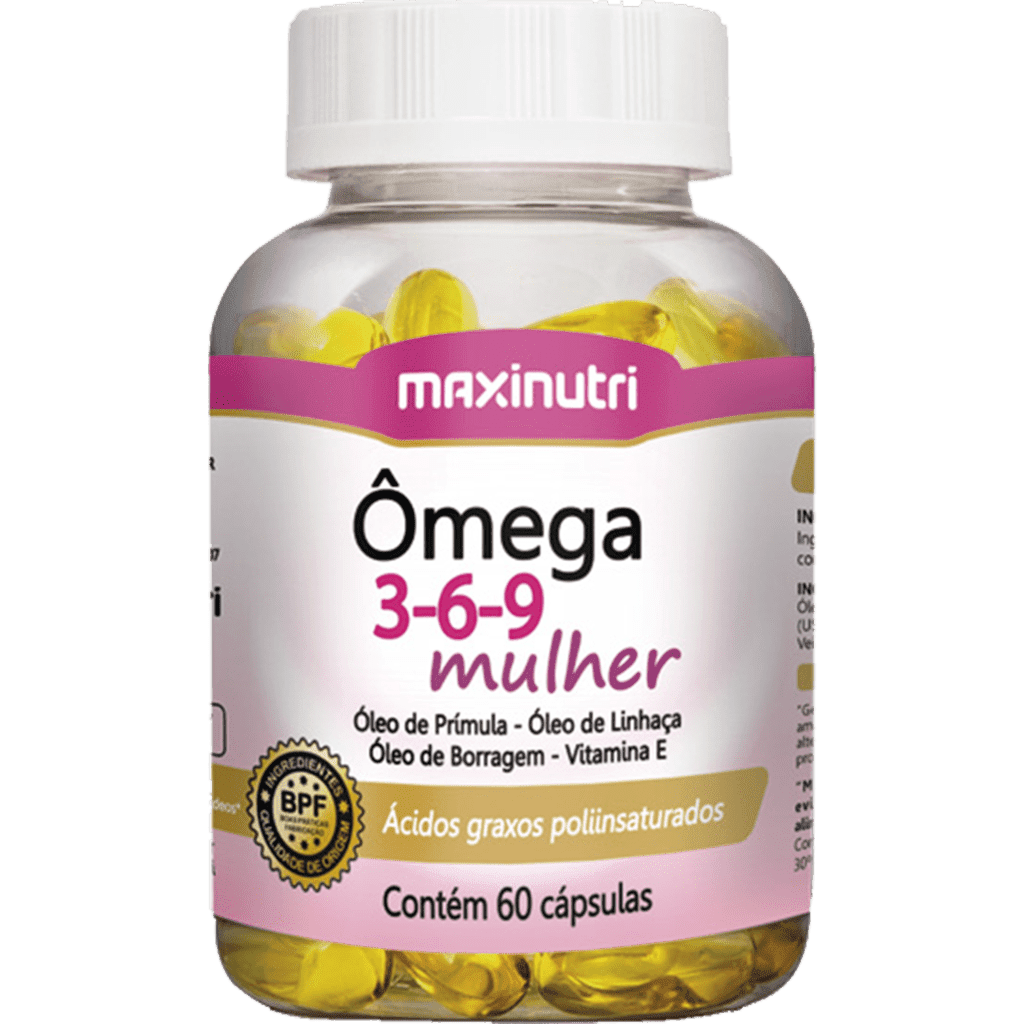 Ficha técnica e caractérísticas do produto Omega Mulher 3 6 9 60Cps 1G Maxinutri