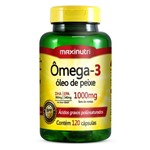 Ficha técnica e caractérísticas do produto Omega 3 Oleo de Peixe 1000mg C/120 Cápsulas Maxinutri