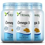 Ficha técnica e caractérísticas do produto Omega 3 (Oleo de Peixe) Fitoway - 360 Cáps