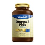Ficha técnica e caractérísticas do produto Omega 3 Plus 1000mg (90 Caps) - Vitaminlife