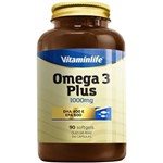 Ficha técnica e caractérísticas do produto Ômega 3 Plus 1000Mg (Dha 400/Epa 600) - Vitaminlife - 90 Softgels