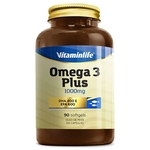Ficha técnica e caractérísticas do produto Omega 3 Plus 90 Cápsulas - Vitamin Life