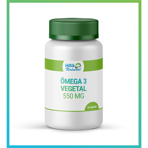 Ficha técnica e caractérísticas do produto Ômega 3 Vegetal 550mg Cápsulas Vegan 60 Cápsulas