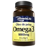 Ficha técnica e caractérísticas do produto Omega 3 VitaminLife - 45 Cápsulas
