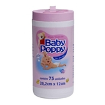 Opus Lenco Umedecido Baby Poppy Pote C/75 Lencos Rosa