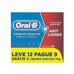 Ficha técnica e caractérísticas do produto Oral B 123 Mint Creme Dental 12x70g