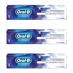 Ficha técnica e caractérísticas do produto Oral B 3D Glamorous White Creme Dental 90g - Kit com 03