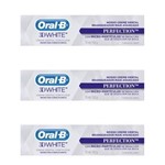 Ficha técnica e caractérísticas do produto Oral B 3D White Perfection Creme Dental 75ml - Kit com 03