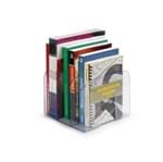 Ficha técnica e caractérísticas do produto Organizador de Livros Standard Transparente - Waleu Waleu