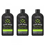 Ficha técnica e caractérísticas do produto Origem For Men Crescimento Shampoo 300ml (Kit C/03)