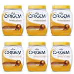 Ficha técnica e caractérísticas do produto Origem Manteiga de Karité Creme P/ Cabelo 1kg (Kit C/06)