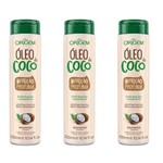 Ficha técnica e caractérísticas do produto Origem Óleo de Coco Shampoo 300ml - Kit com 03