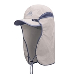 Ficha técnica e caractérísticas do produto Outdoor Hat protetor solar com destacável Tippet Ultraviolet à prova de protecção facial Cap capa para Running Alpinismo Gostar