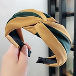 Ficha técnica e caractérísticas do produto Mulheres Wide-band Hoop cabelo Matching Cruz cor decoração Cabelo Knot Gostar
