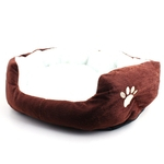 Ficha técnica e caractérísticas do produto Oval redondo Pet cama para gatos Pet Cotton Kennel Mat Quente Cama de Inverno