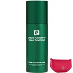 Paco Rabanne Pour Homme - Desodorante Spray Masculino 150ml+Beleza na Web Pink - Nécessaire