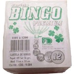 Pacote com 12 Blocos de Cartelas de Bingo Premium