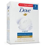 Ficha técnica e caractérísticas do produto Pacote com 8 UM Sabonete Dove Branco - 90g