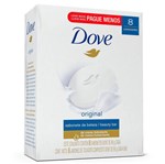 Ficha técnica e caractérísticas do produto Pacote com 8 Un Sabonete Dove Branco 90g