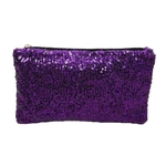 Ficha técnica e caractérísticas do produto Pacote Envelope Zipper Mulheres Moda Dazzling Glitter Sparkling Bling Sequins Handbag (quente)