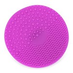Painel de Silicone para Limpeza de Pincel de Maquiagem (Violeta)