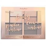 Ficha técnica e caractérísticas do produto Paleta de Contorno Lovely Powder Cream Contour da Ruby Rose - Fashion Biju
