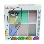 Ficha técnica e caractérísticas do produto Paleta de Corretivo Facial Concealer Contour Ruby Rose