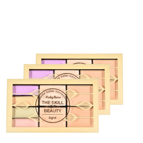 Ficha técnica e caractérísticas do produto Paleta de Corretivo The Skill Of Beauty Light Ruby Rose - Kit 6 Un