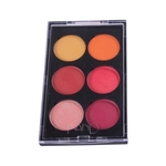 Ficha técnica e caractérísticas do produto Paleta de Sombra Colorida 6 cores SUNSET Fand Makeup