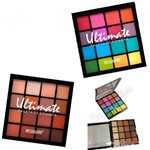 Ficha técnica e caractérísticas do produto Paleta de Sombra Ultimate Sp Colors Colorida Nude e Color 16 Cores