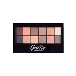 Ficha técnica e caractérísticas do produto Paleta de Sombras - Nº 02 - Griffty MakeUp