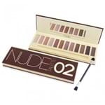 Ficha técnica e caractérísticas do produto Paleta de Sombras Nude Glamour 02 Vivai 12 Cores