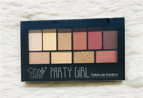 Ficha técnica e caractérísticas do produto Paleta de Sombras Party Girl - City Girls
