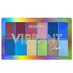 Ficha técnica e caractérísticas do produto Paleta de Sombras Vibrant Colors SP Colors