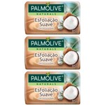 Palmolive Esfoliação Suave Sabonete Coco 85g (kit C/03)